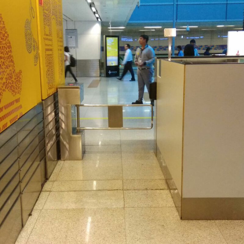 swing barriers
